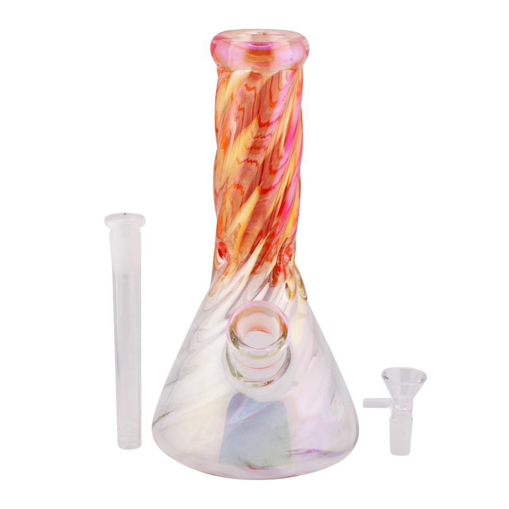Electro Twist Beaker Water Pipe-Orange