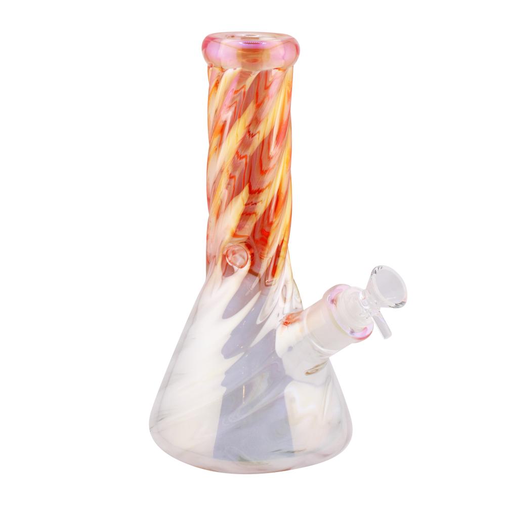 Electro Twist Beaker Water Pipe-Orange
