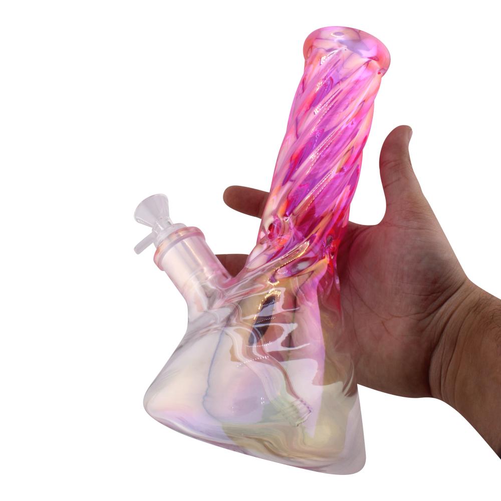 Electro Twist Beaker Water Pipe-Pink