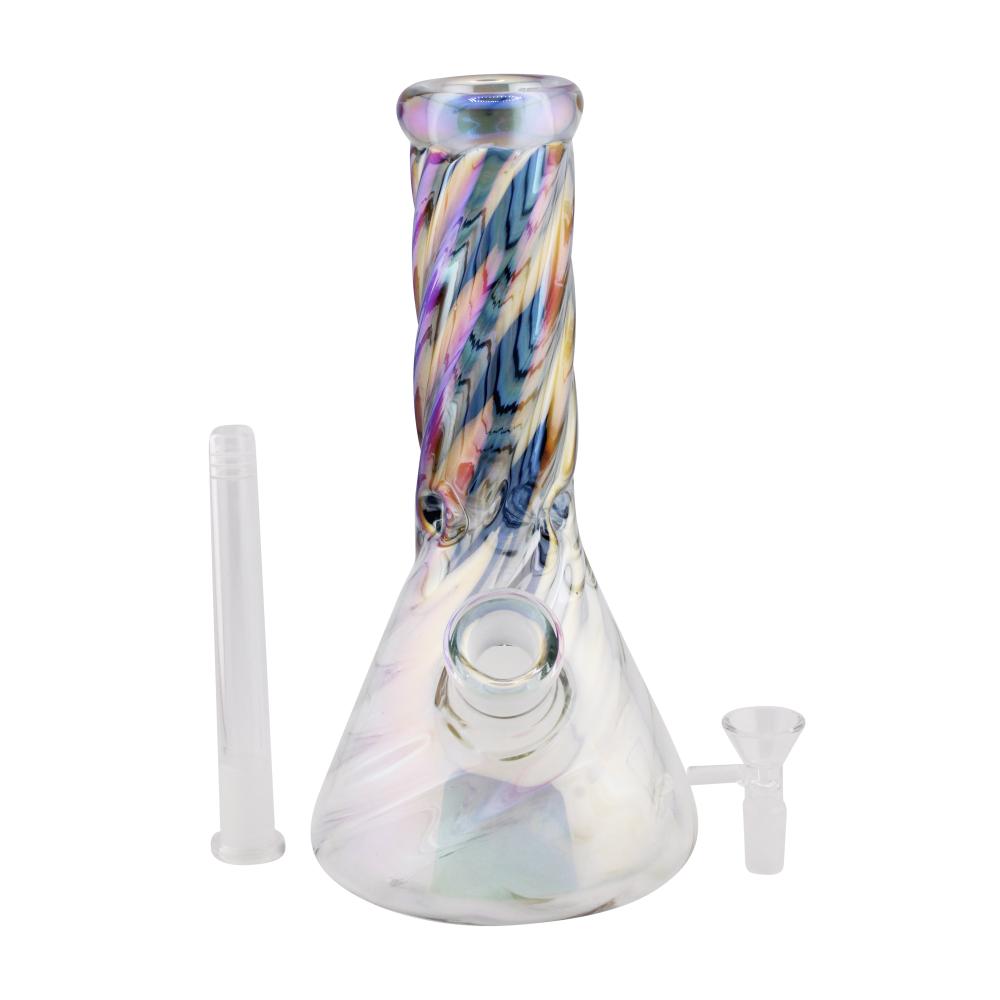Electro Twist Beaker Water Pipe-Purple