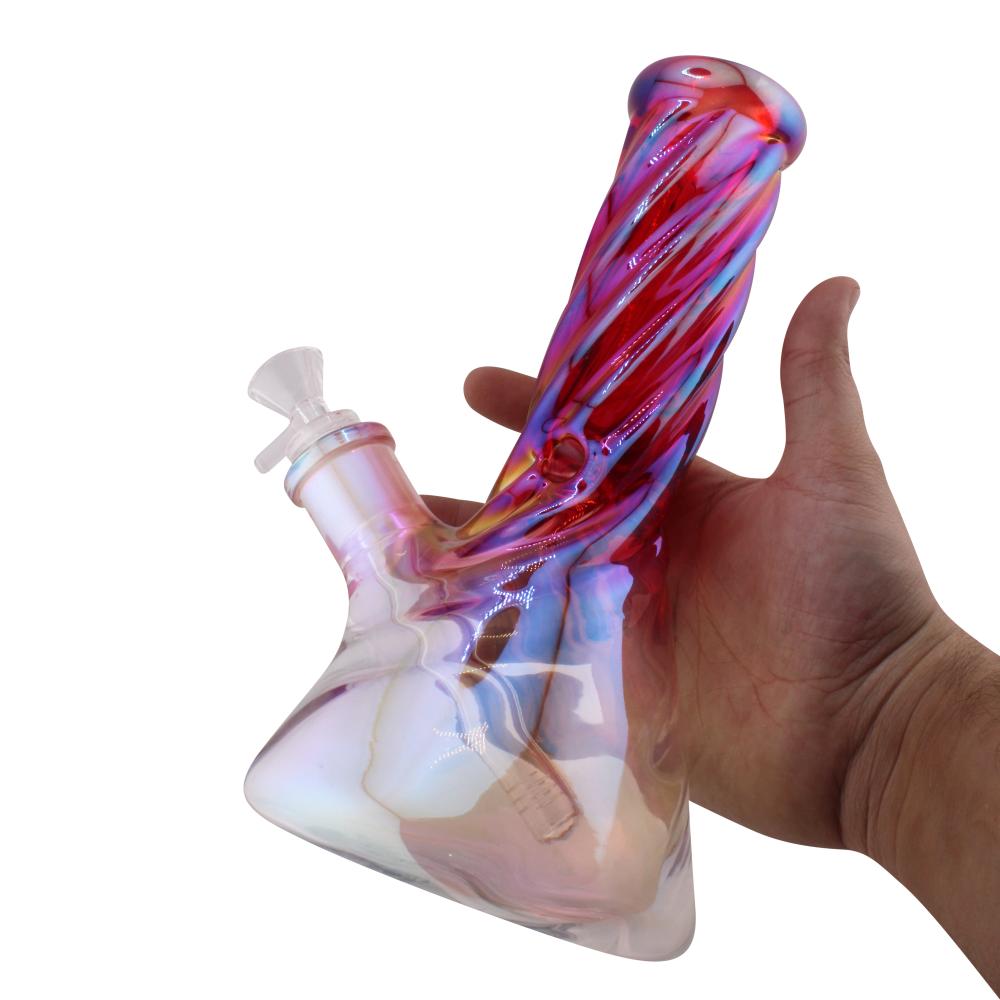 Electro Twist Beaker Water Pipe-Red