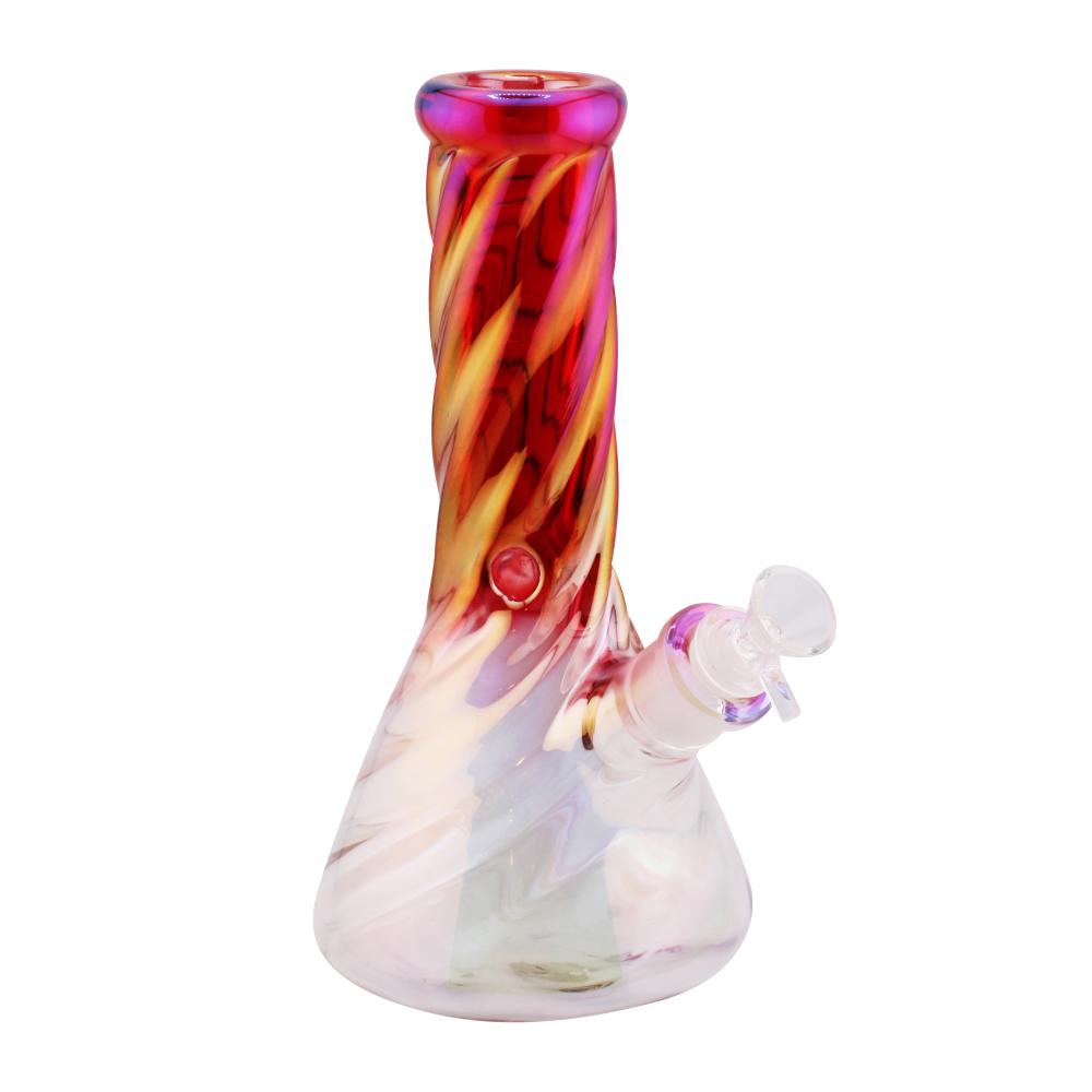 Electro Twist Beaker Water Pipe-Red