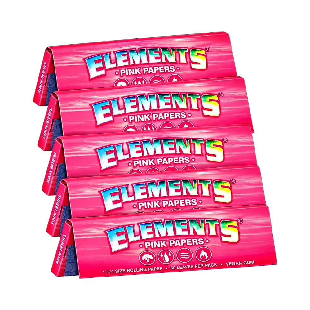 ELEMENTS Pink Papers 1 1/4 Pack 5