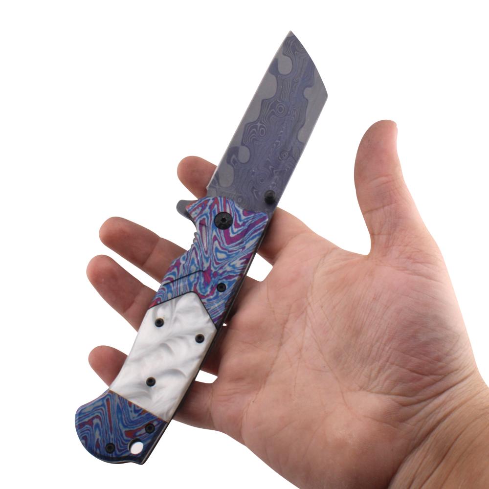 Elit Edge N29 Folding Metal Pocket Knife-White