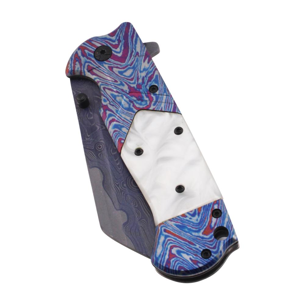 Elit Edge N29 Folding Metal Pocket Knife-White