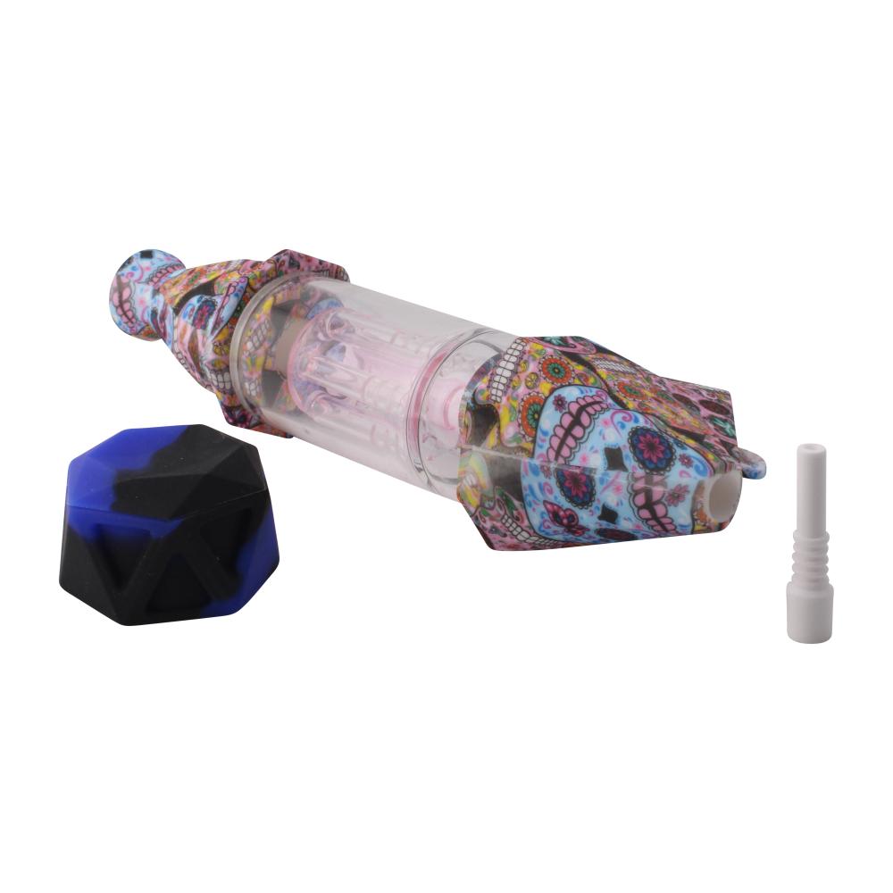 Elite Print With Perc Silicone Nectar Collector Set-Mix