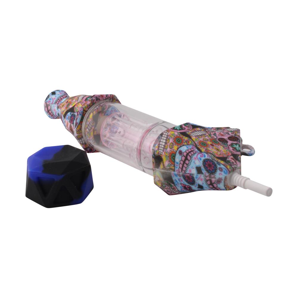 Elite Print With Perc Silicone Nectar Collector Set-Mix