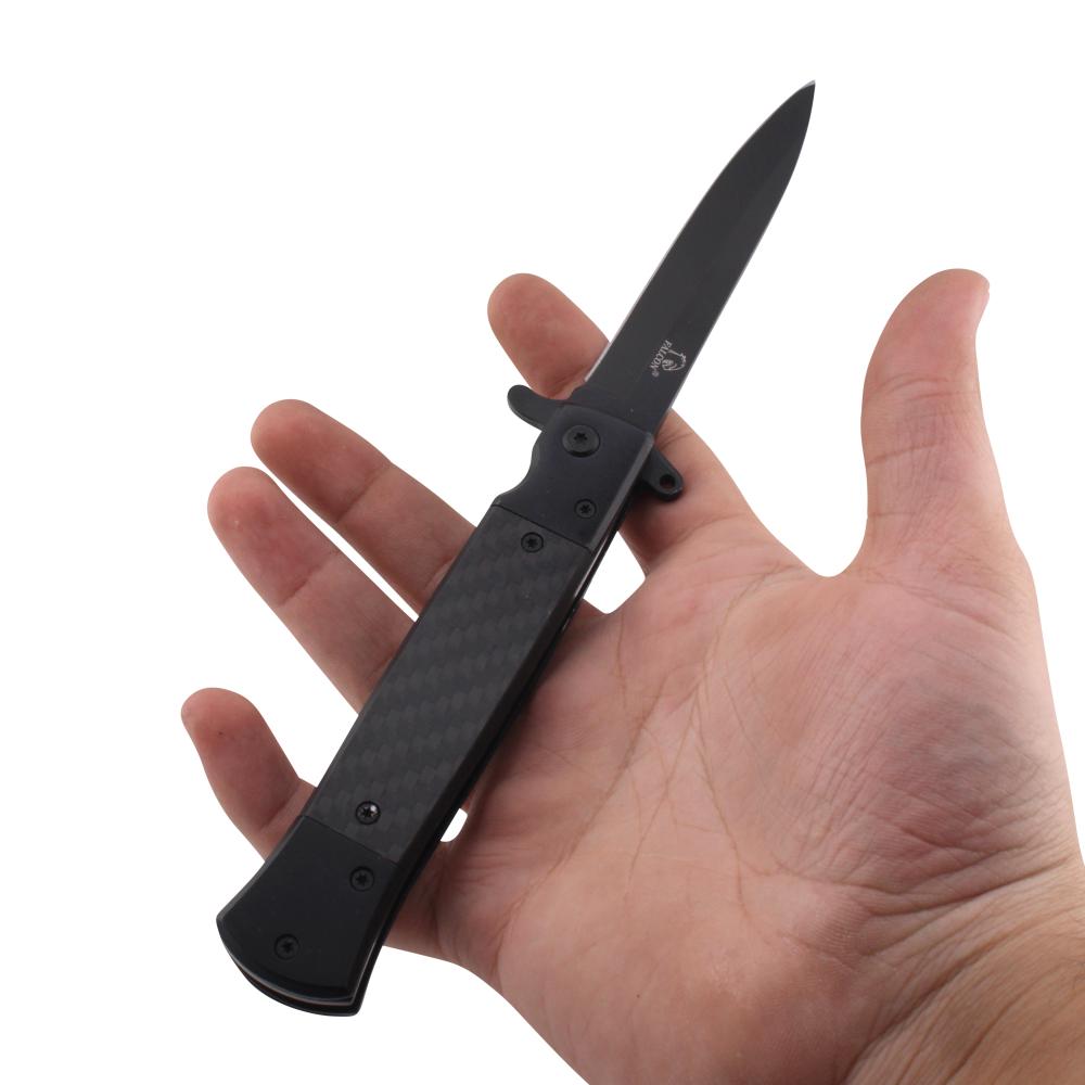 Falcone N13 Folding Metal Pocket Knife-Black