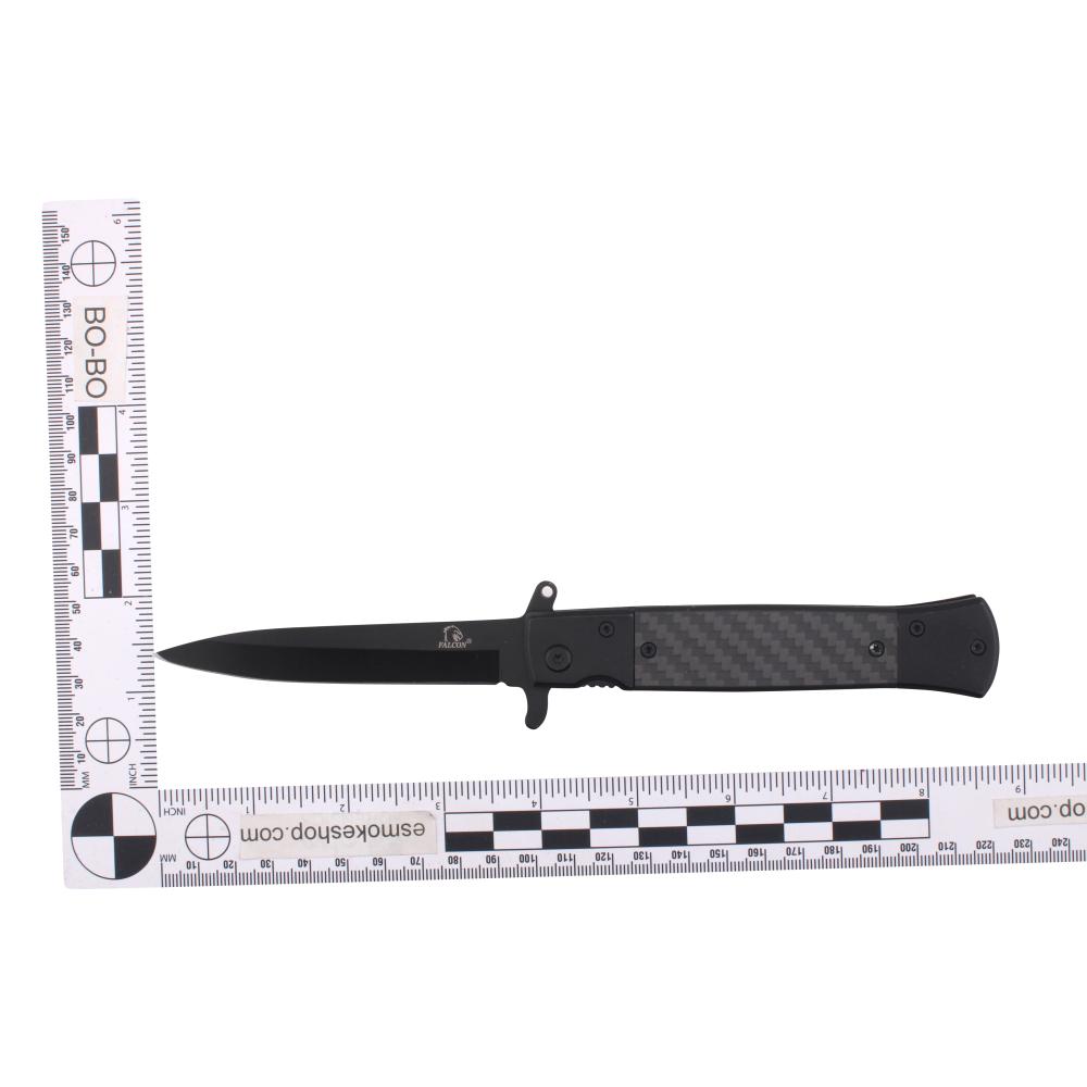 Falcone N13 Folding Metal Pocket Knife-Black