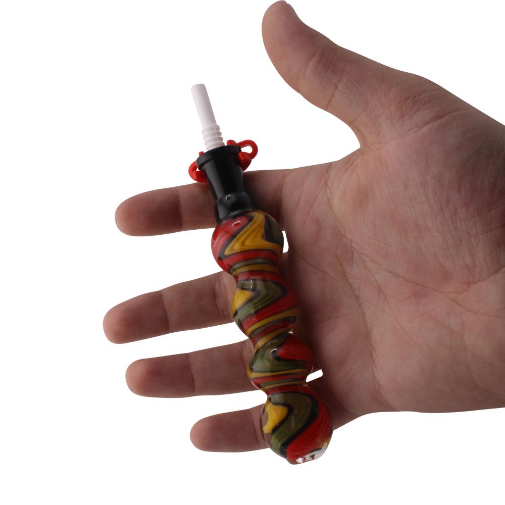 Fiesta Stack Small Glass Nectar Collector-Red Mix