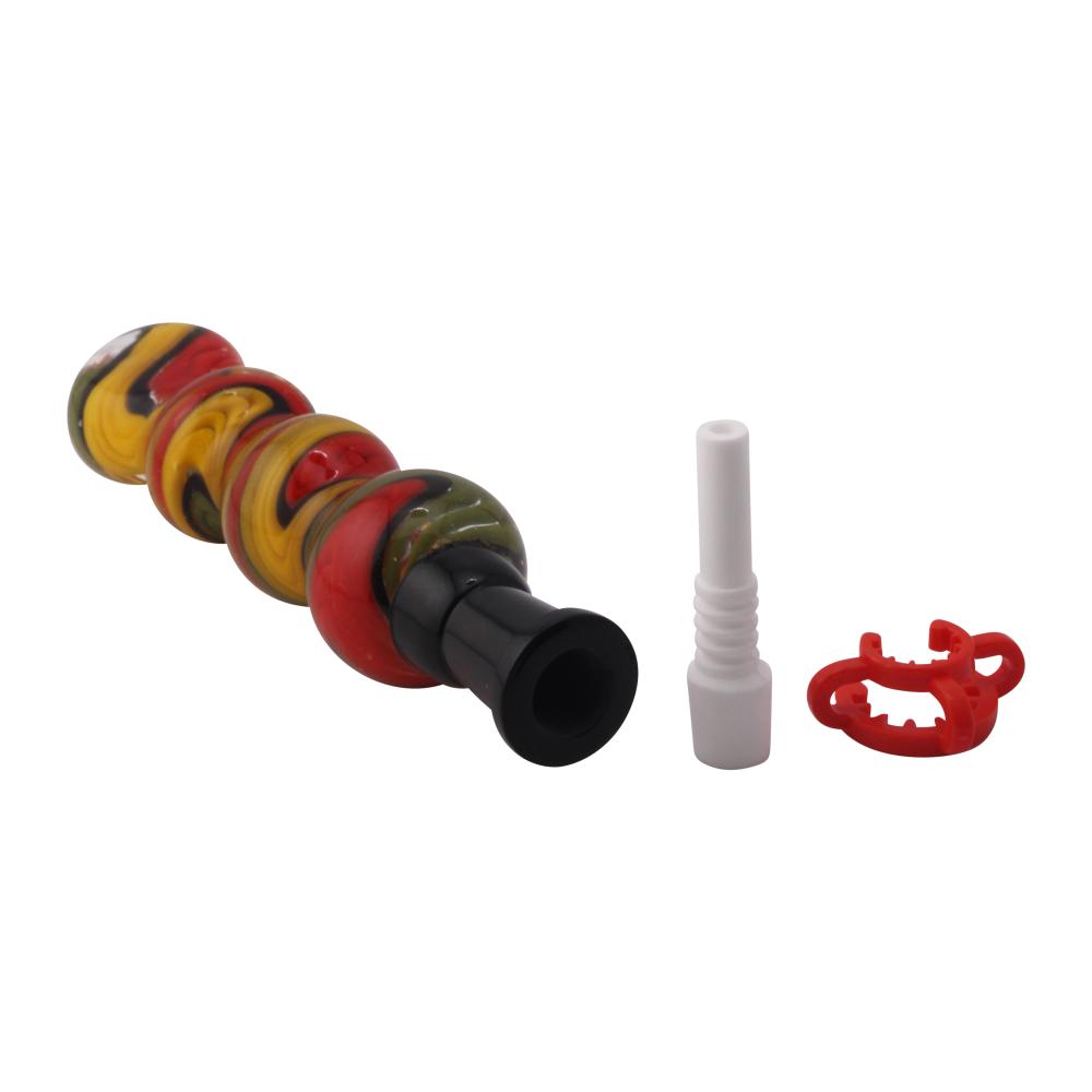 Fiesta Stack Small Glass Nectar Collector-Red Mix