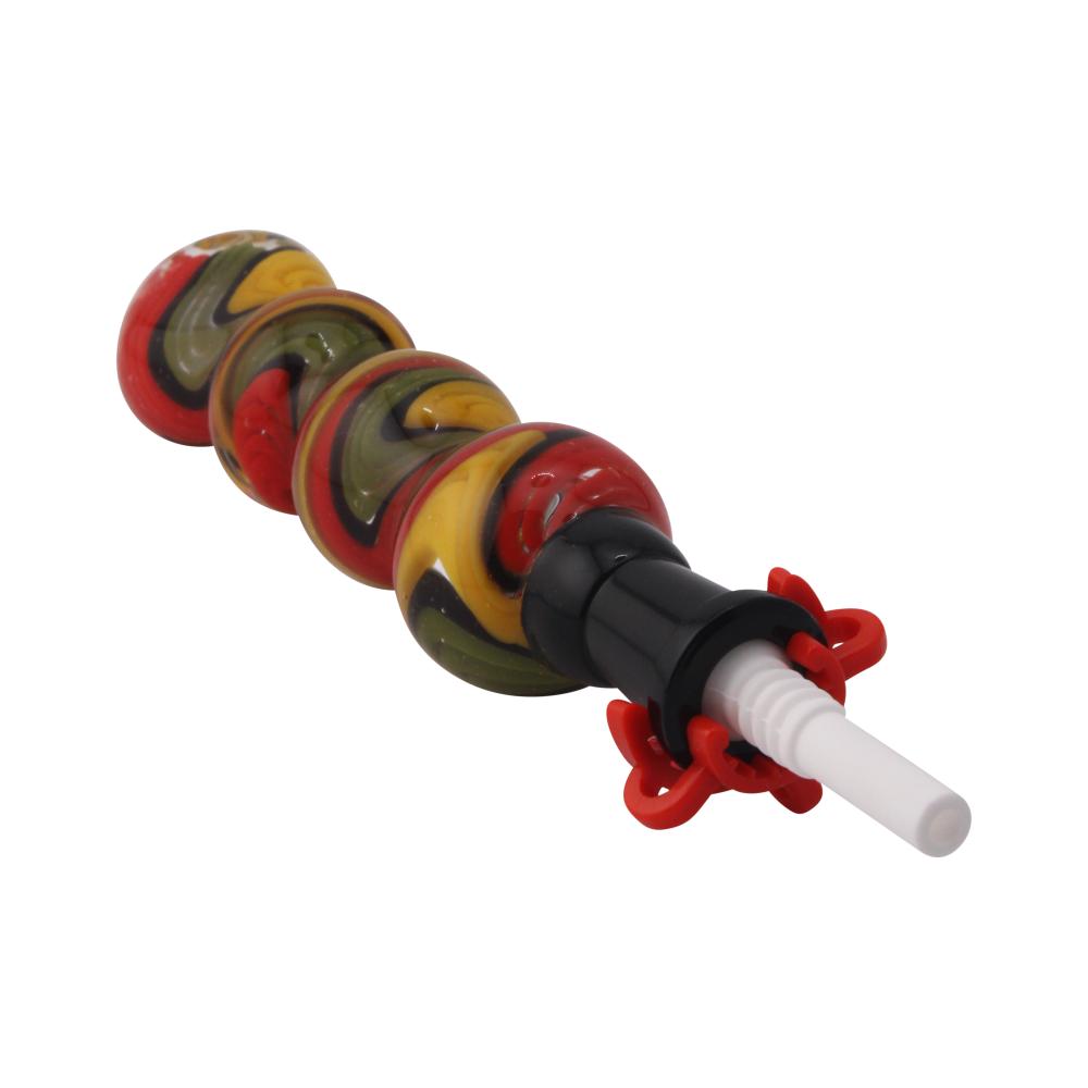 Fiesta Stack Small Glass Nectar Collector-Red Mix