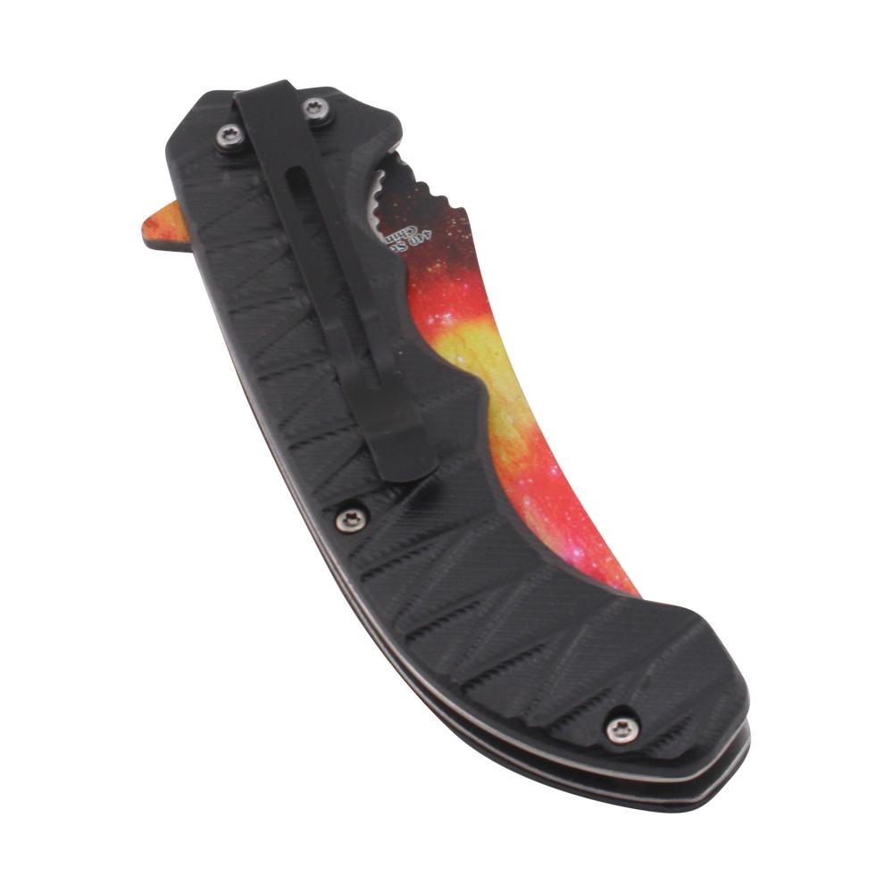 Fire Style N28 Folding Pocket Knife-Black