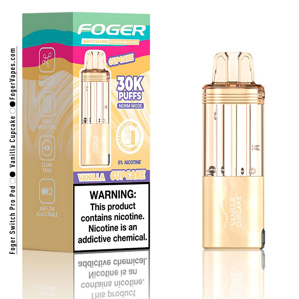 Vanilla Cupcake Foger Switch Pro Pod