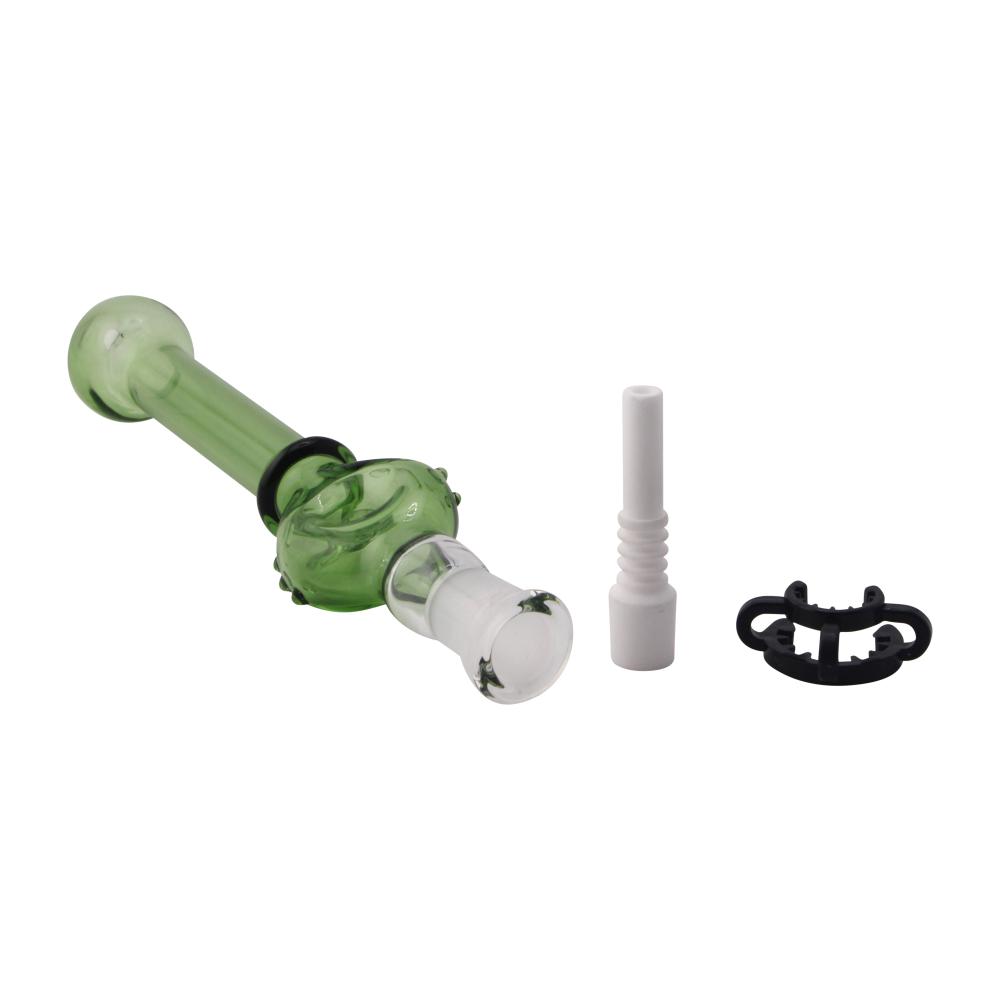 Forest Mist Small Glass Nectar Collector-Green