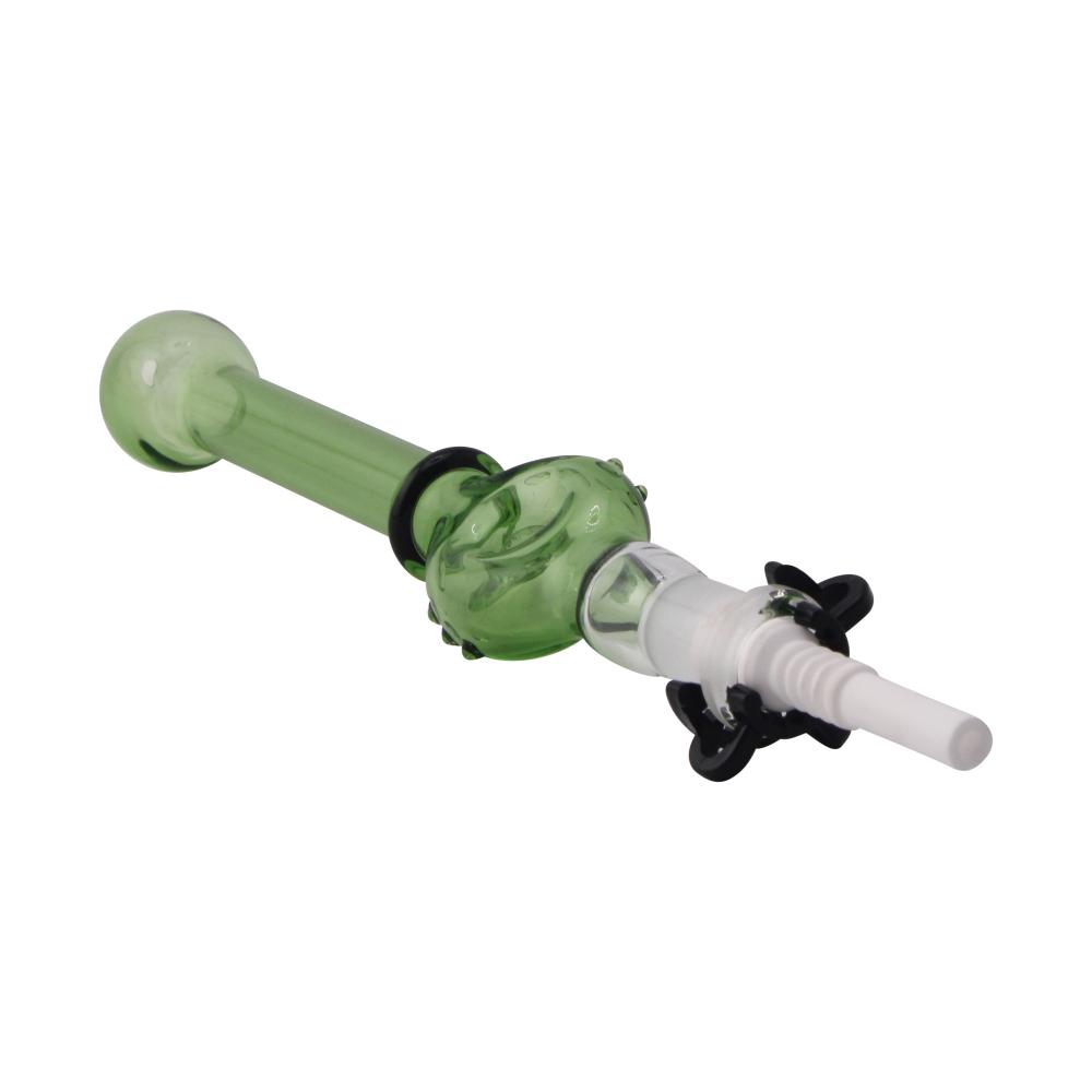 Forest Mist Small Glass Nectar Collector-Green