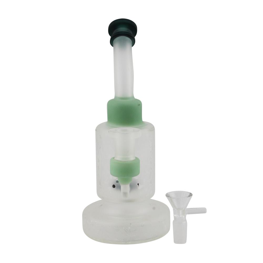 Frost Nova Glass Water Pipe-Green