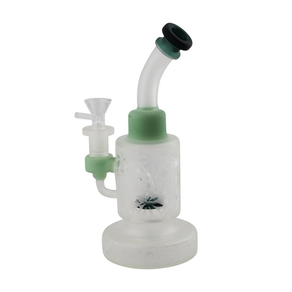 Frost Nova Glass Water Pipe-Green