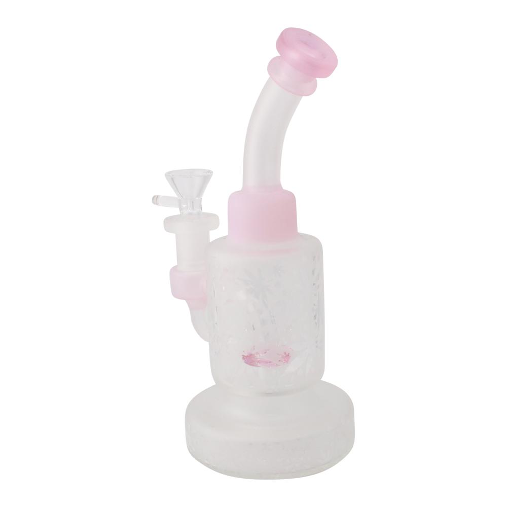 Frost Nova Glass Water Pipe-Pink