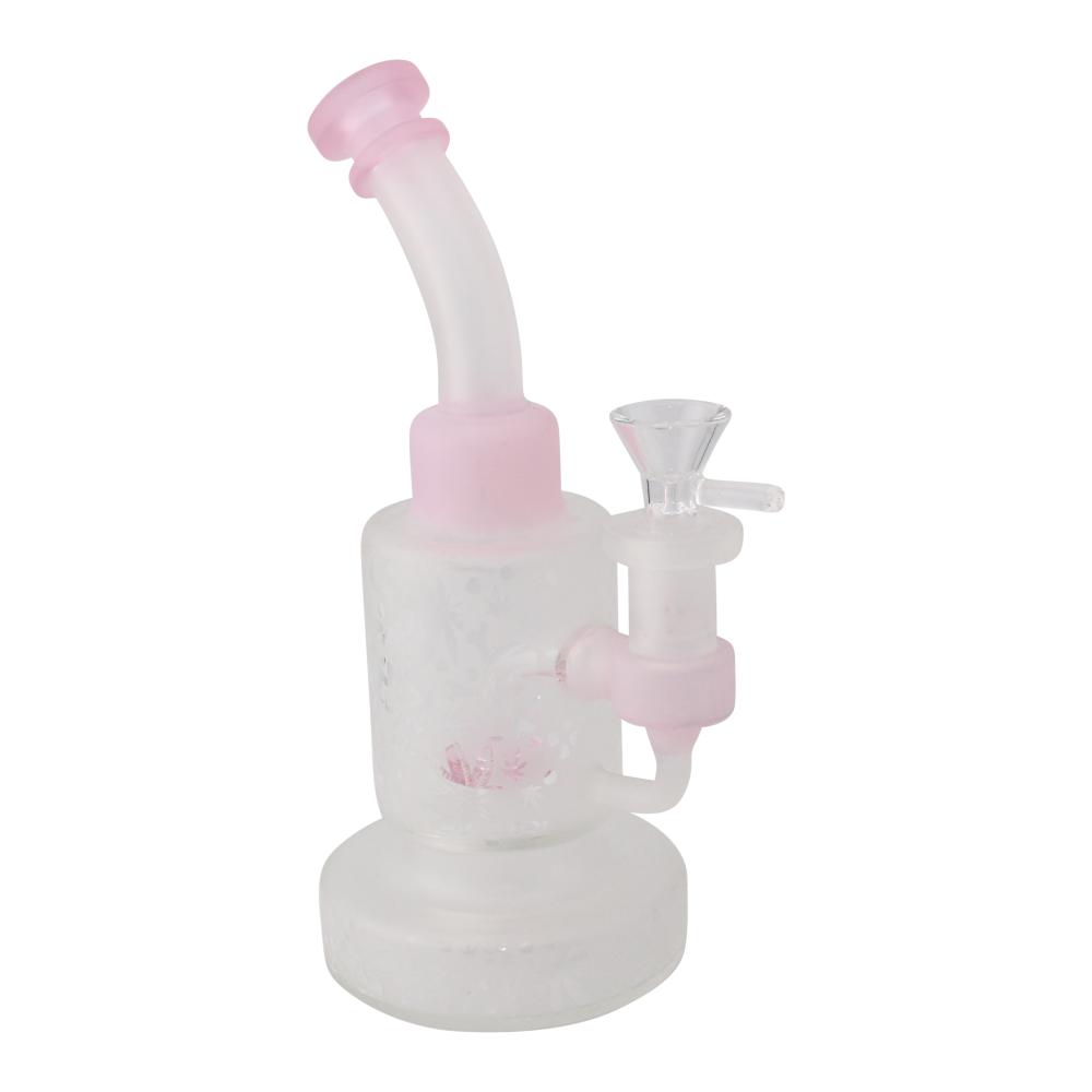 Frost Nova Glass Water Pipe-Pink