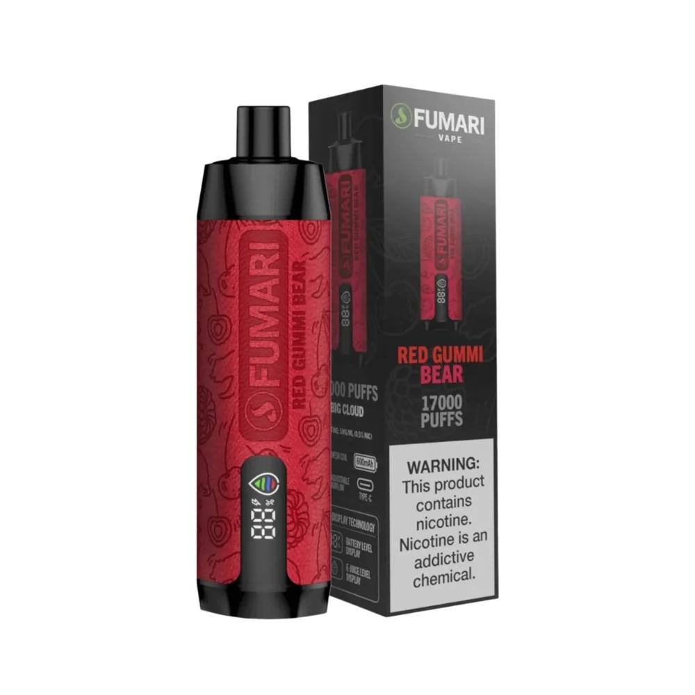 Red Gummi Bear Fumari Disposable Vape 17K