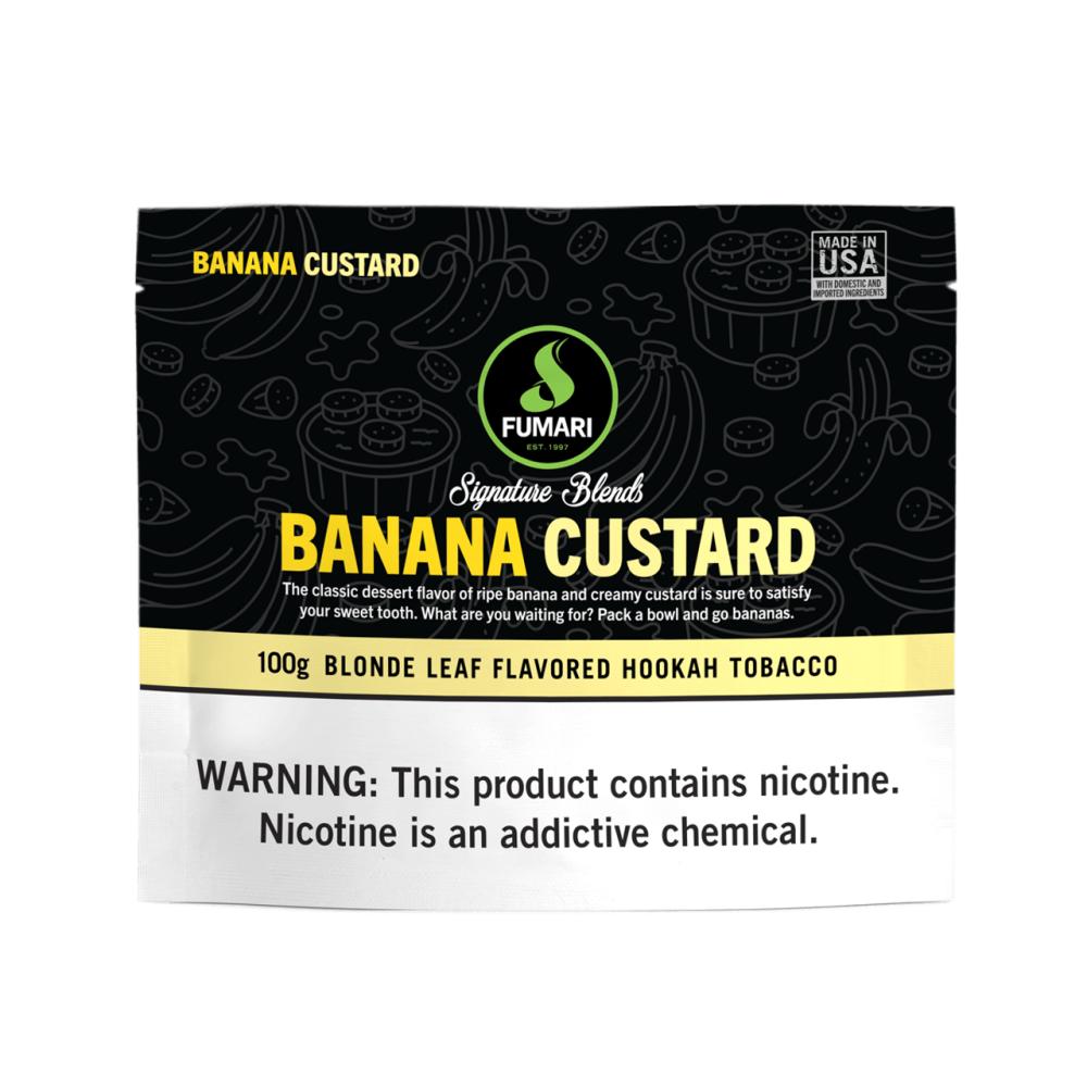 Banana Custard Fumari Hookah Tobacco 100g