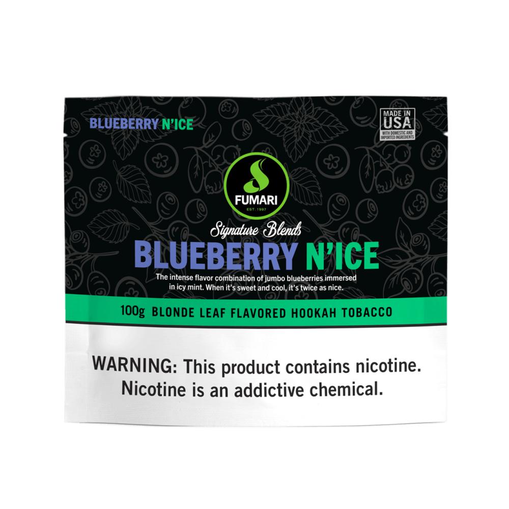 Blueberry N'Ice Fumari Hookah Tobacco 100g