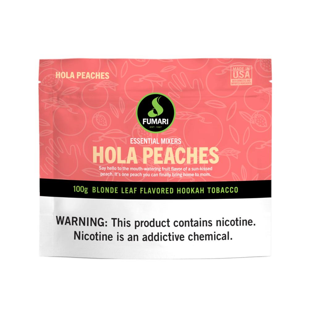 Hola Peaches Fumari Hookah Tobacco 100g