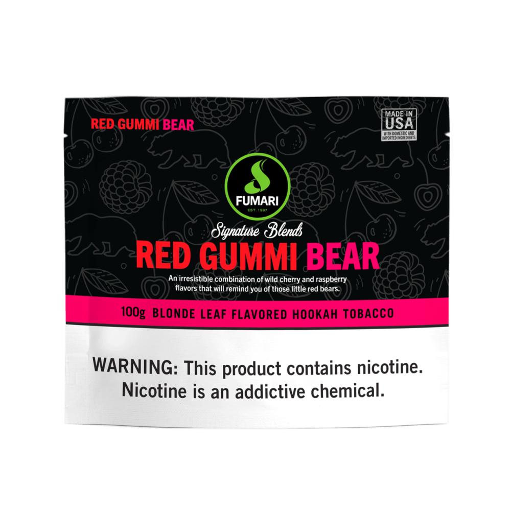 Red Gummi Bear Fumari Hookah Tobacco 100g