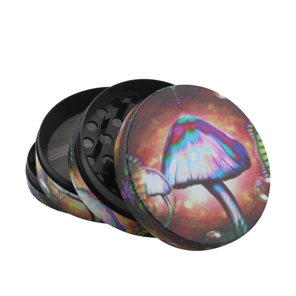 Galaxy Shroom Metal Grinder-4 Piece-Brown Mix