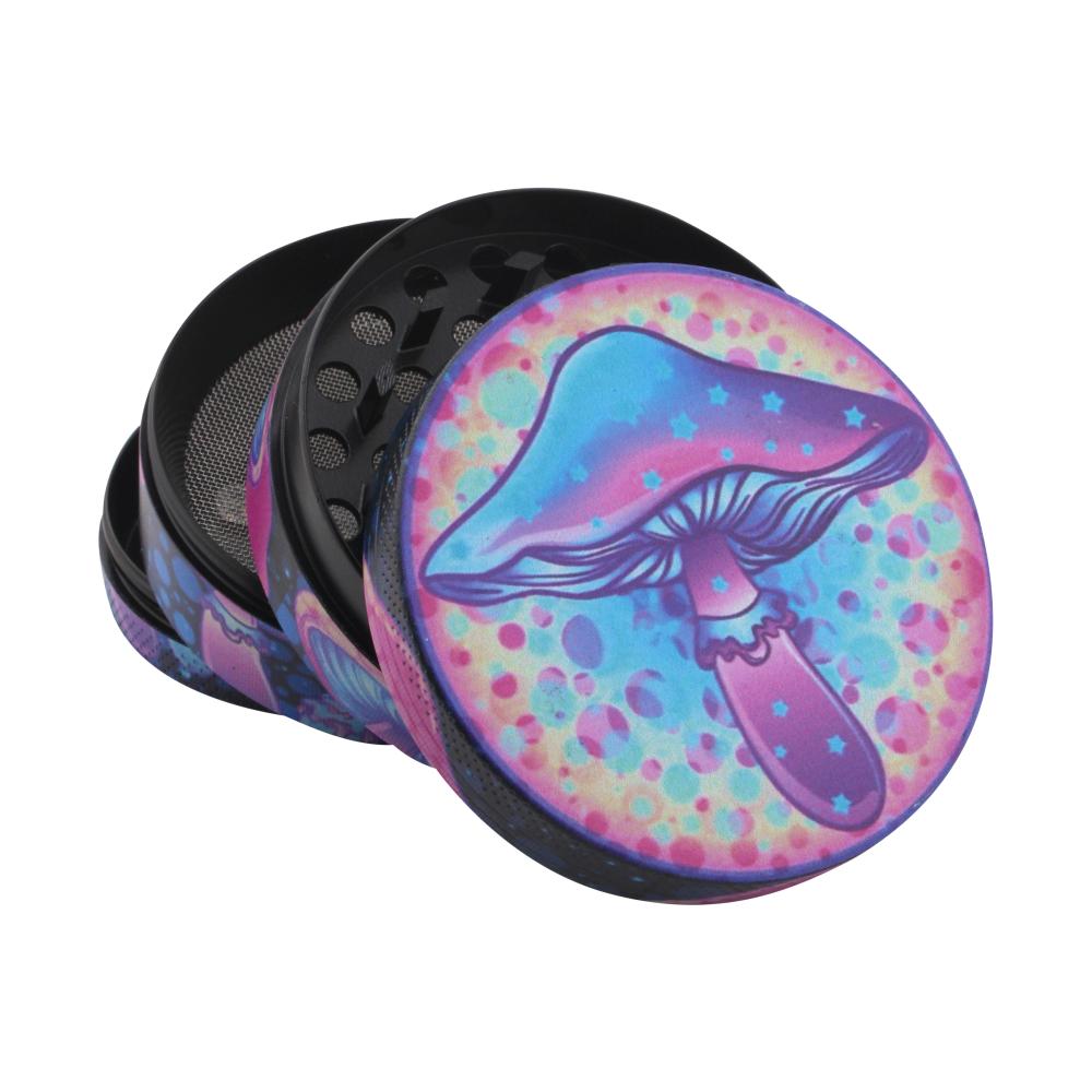 Galaxy Shroom Metal Grinder-4 Piece-Pink Mix