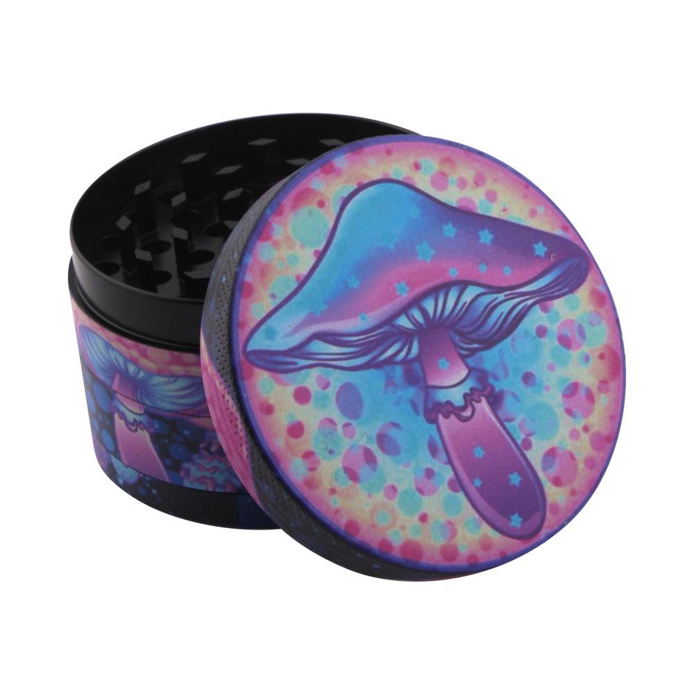 Galaxy Shroom Metal Grinder-4 Piece-Pink Mix