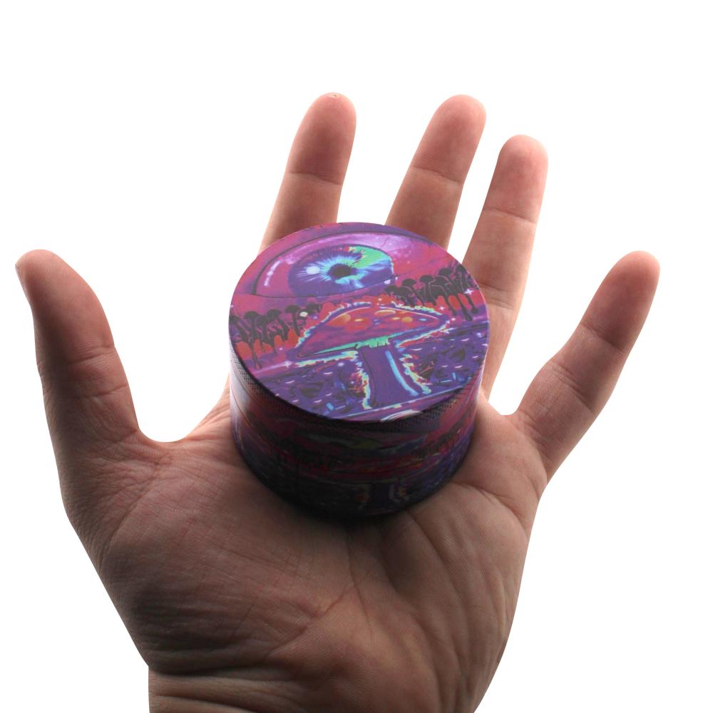 Galaxy Shroom Metal Grinder-4 Piece-Purple Mix
