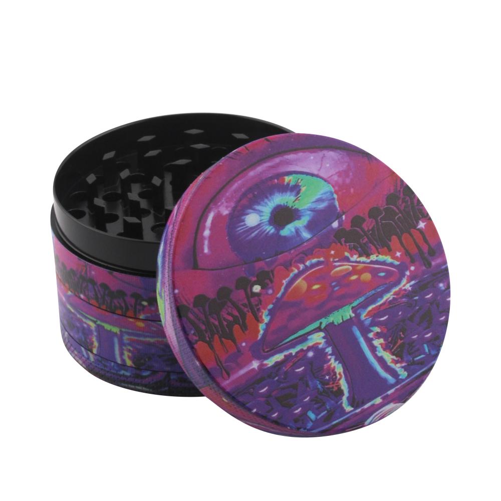 Galaxy Shroom Metal Grinder-4 Piece-Purple Mix