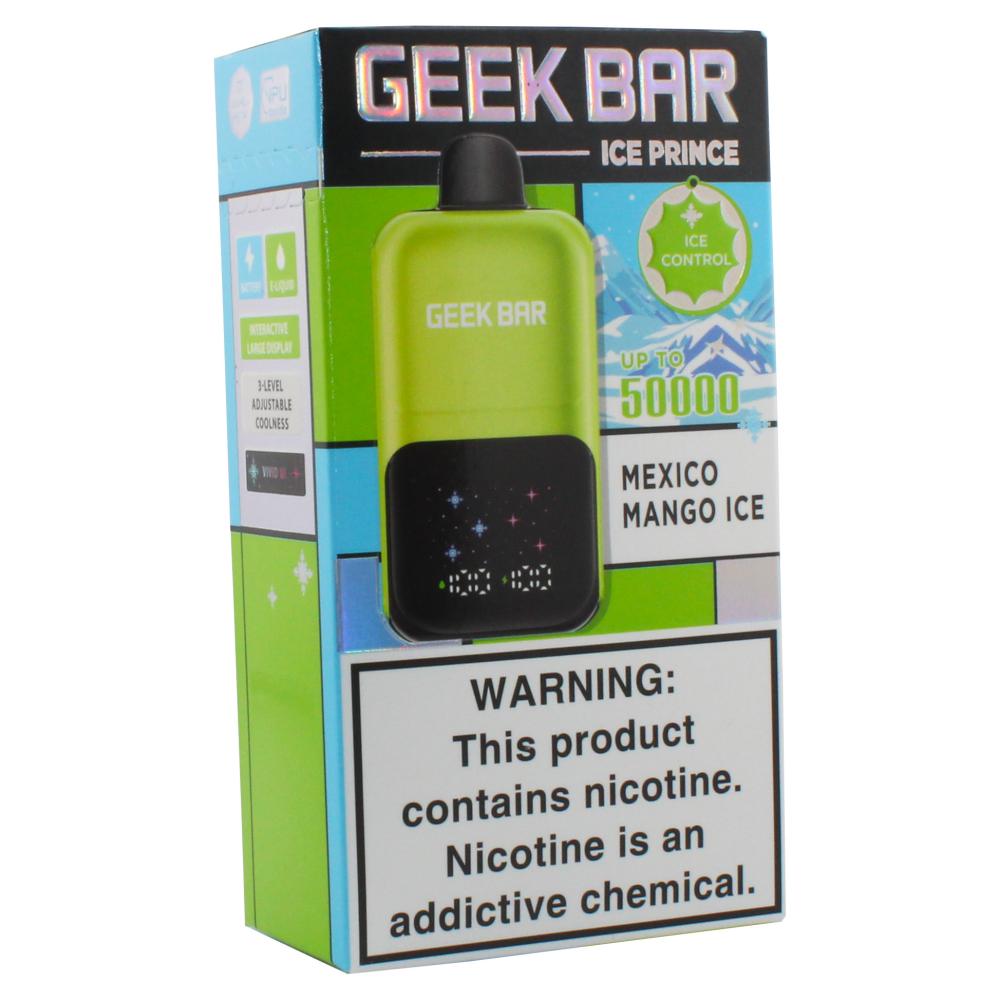 Mexico Mango Ice Geek Bar Ice Prince 50k Puffs Vape