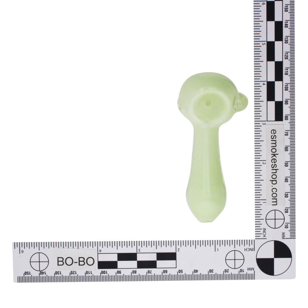Ghost Lime Glass Hand Pipe-Green Yellow