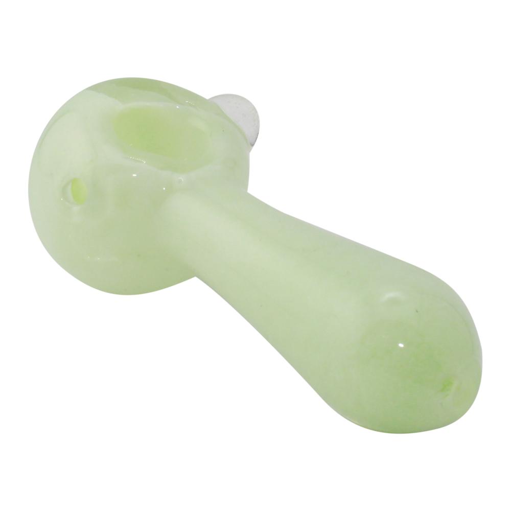 Ghost Lime Glass Hand Pipe-Green Yellow