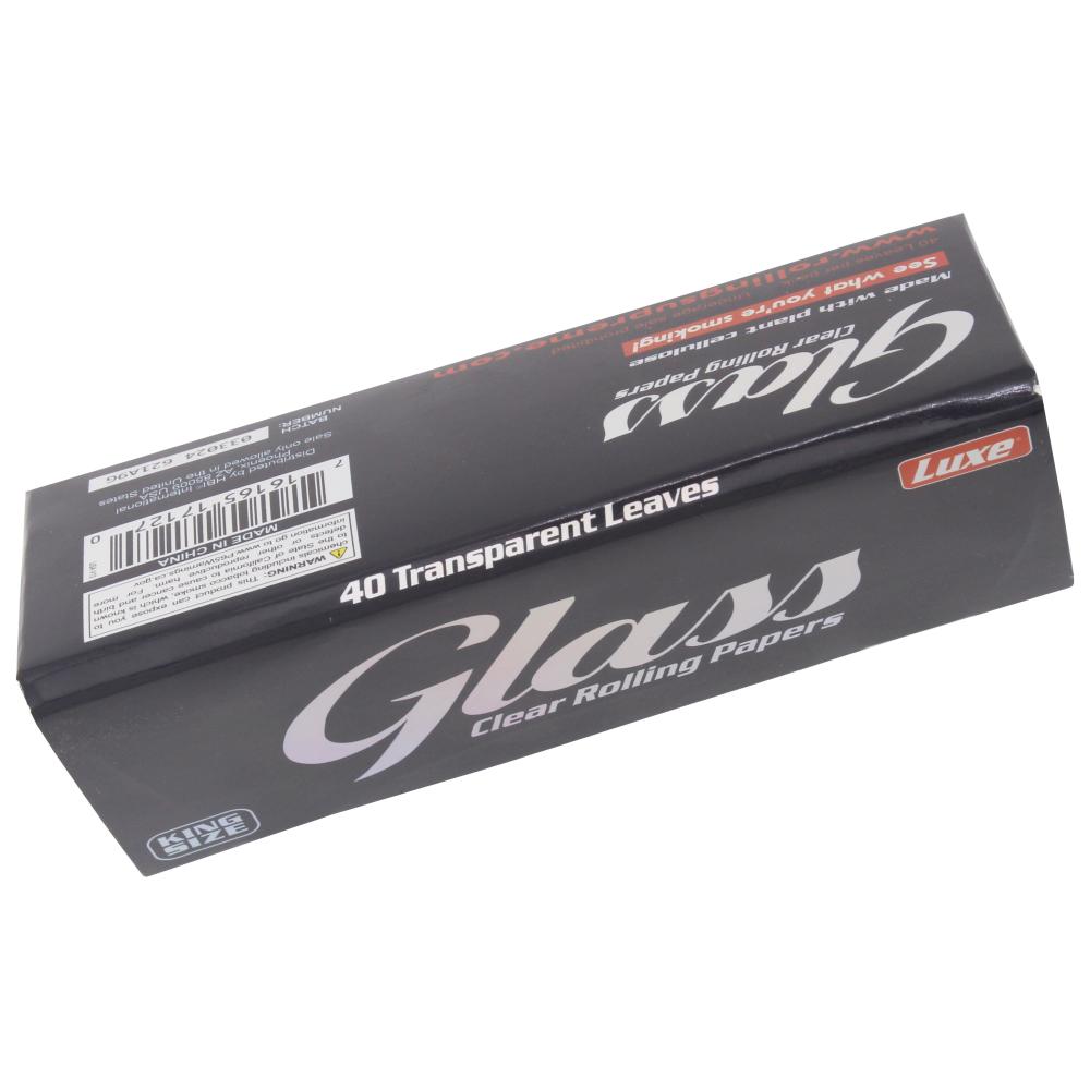 Glass Clear Rolling Paper Wide King Size