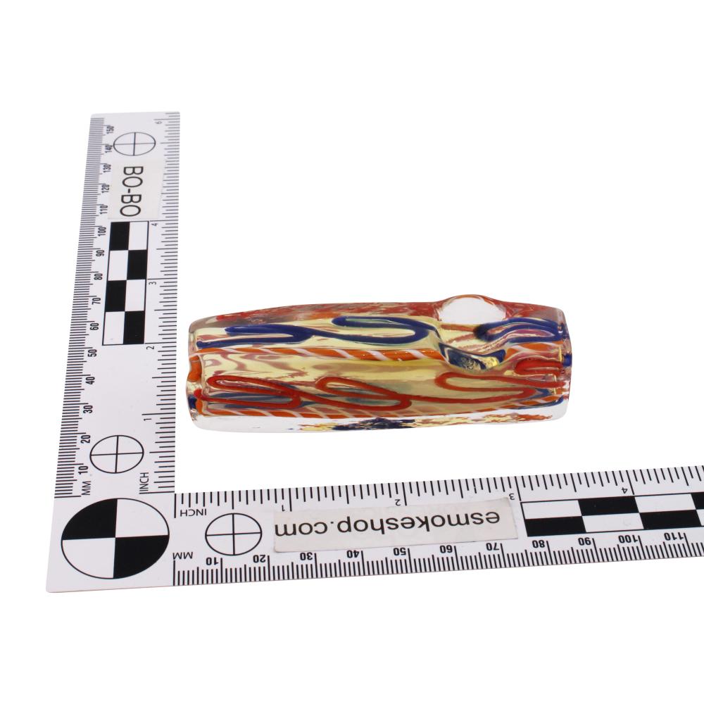 Glasszilla Glass Hand Pipe-Dark Blue Mix