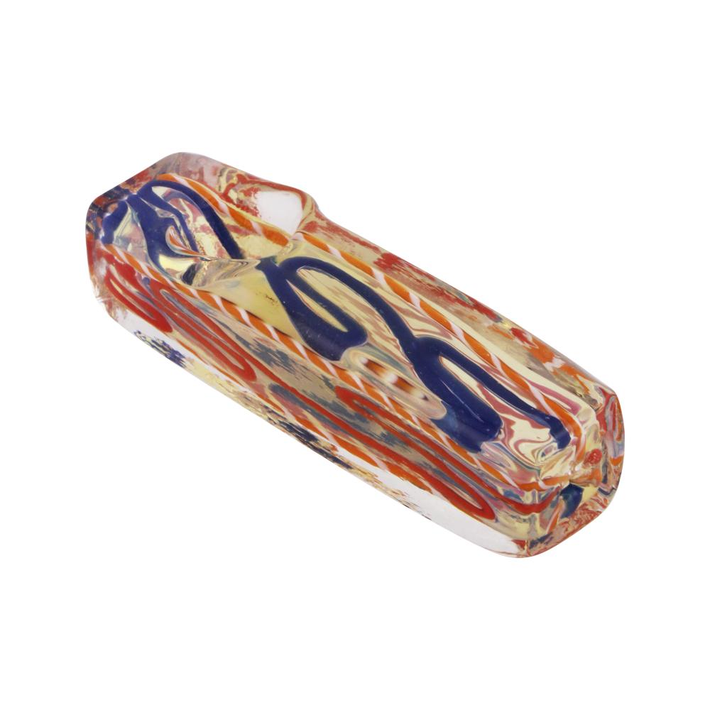 Glasszilla Glass Hand Pipe-Dark Blue Mix