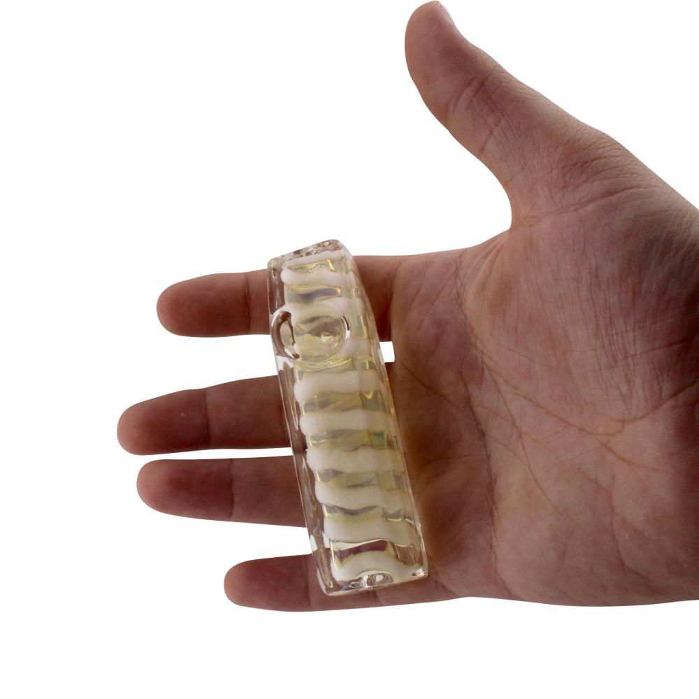 Glasszilla Glass Hand Pipe-White