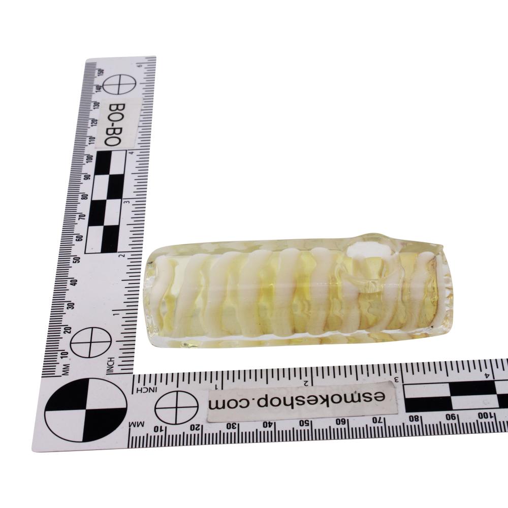 Glasszilla Glass Hand Pipe-White