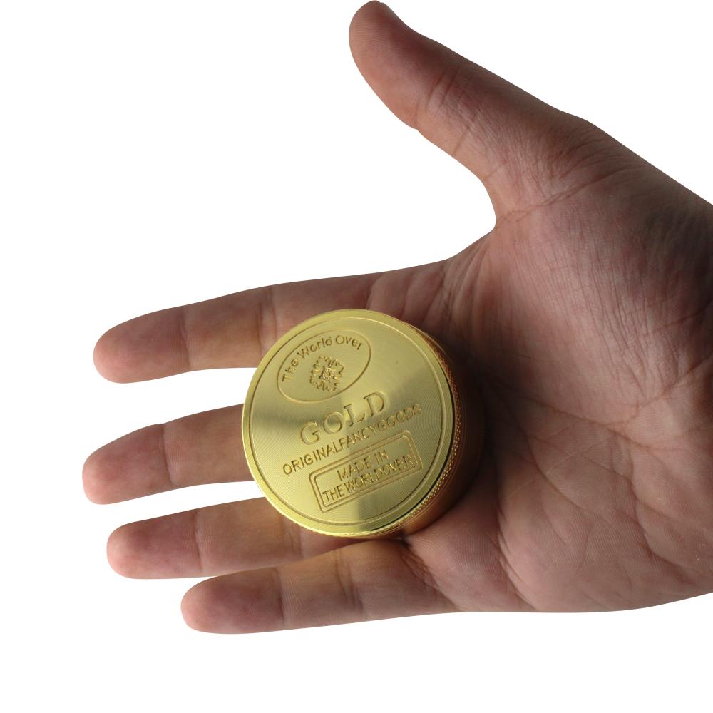 Gold Line Metal Grinder-3 Piece-Gold