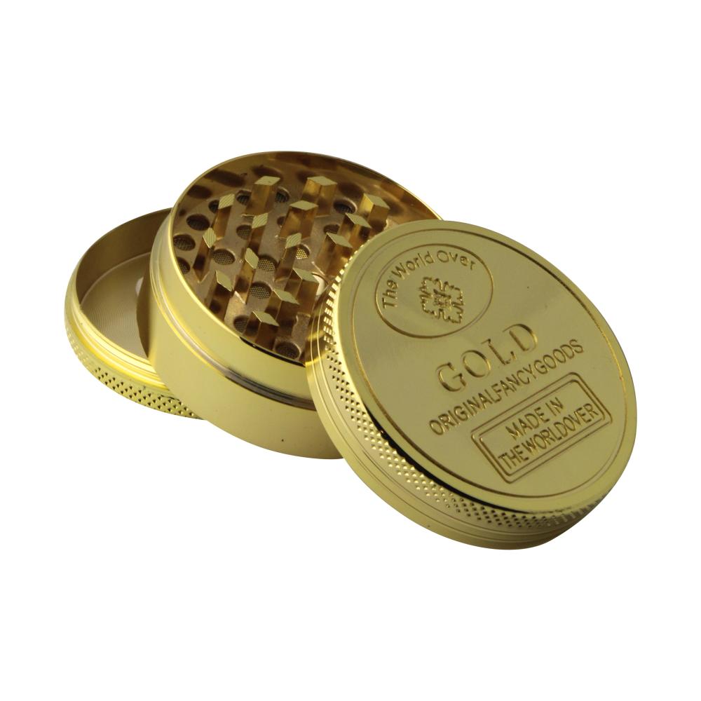Gold Line Metal Grinder-3 Piece-Gold