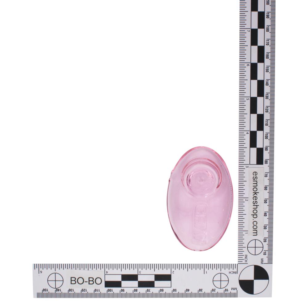 Grav Glass Hand Pipe-Pink