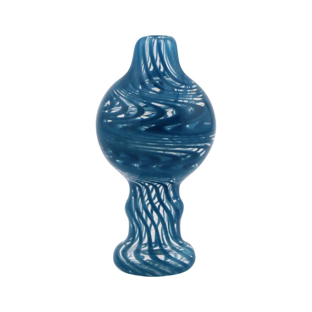 Grip Design Glass Carb Cap-Blue