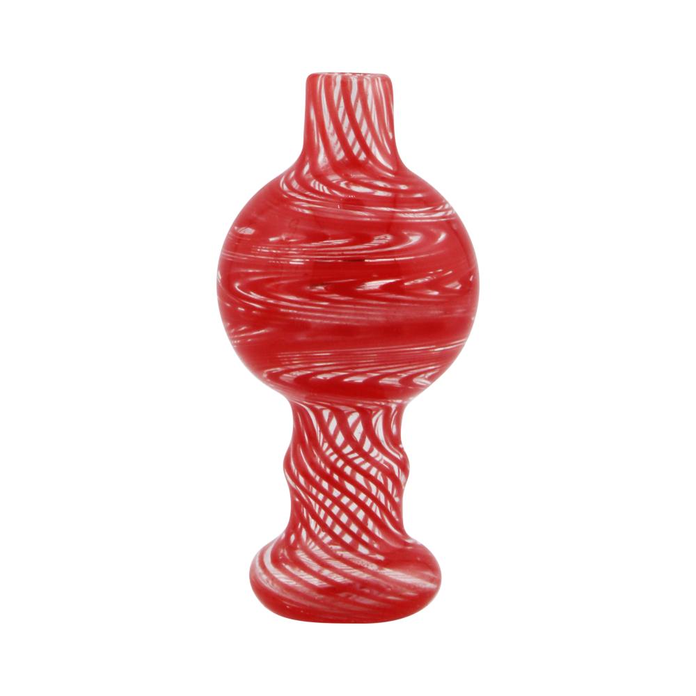 Grip Design Glass Carb Cap-Red