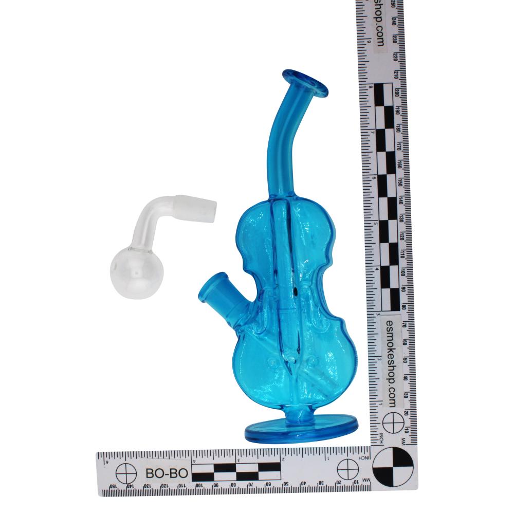 Guitar Oil Burner Bubbler-Blue