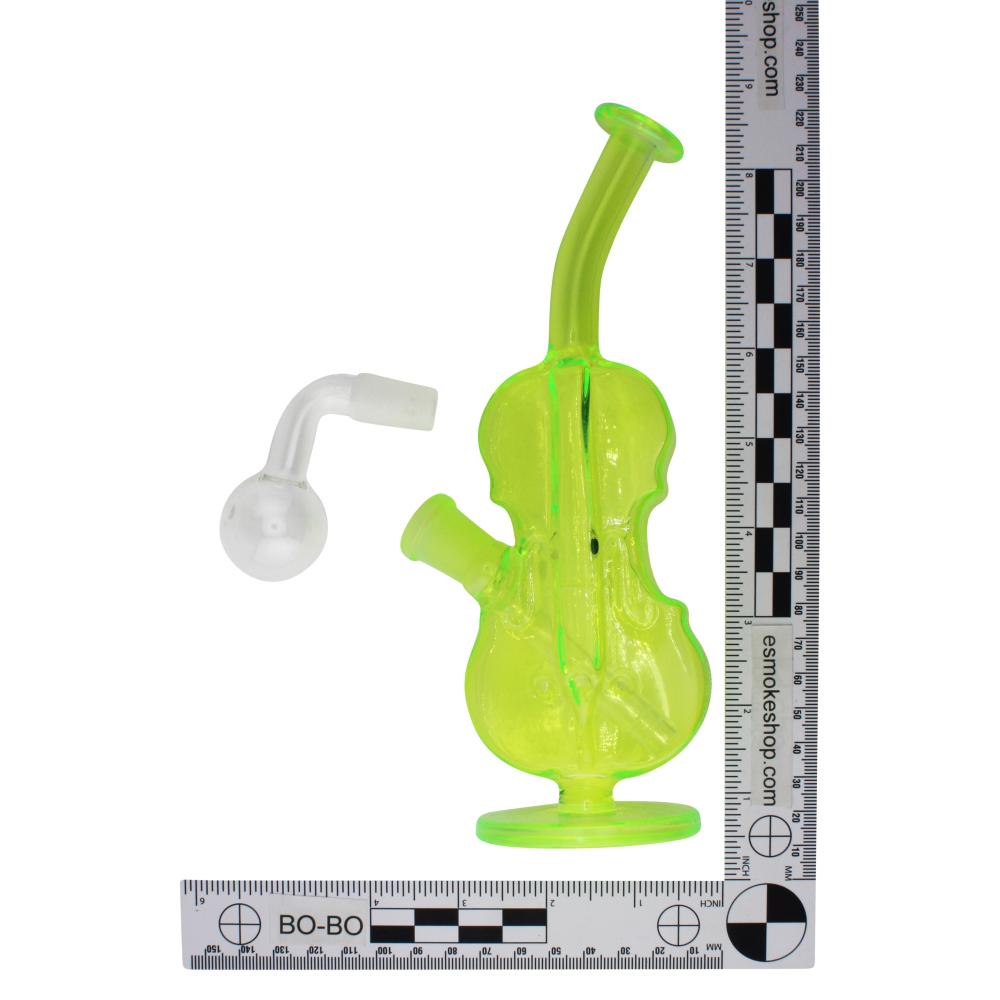 Guitar Oil Burner Bubbler-Lawn Green