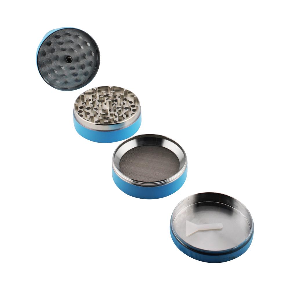 Hart Shape Metal Grinder-4 Piece-Blue